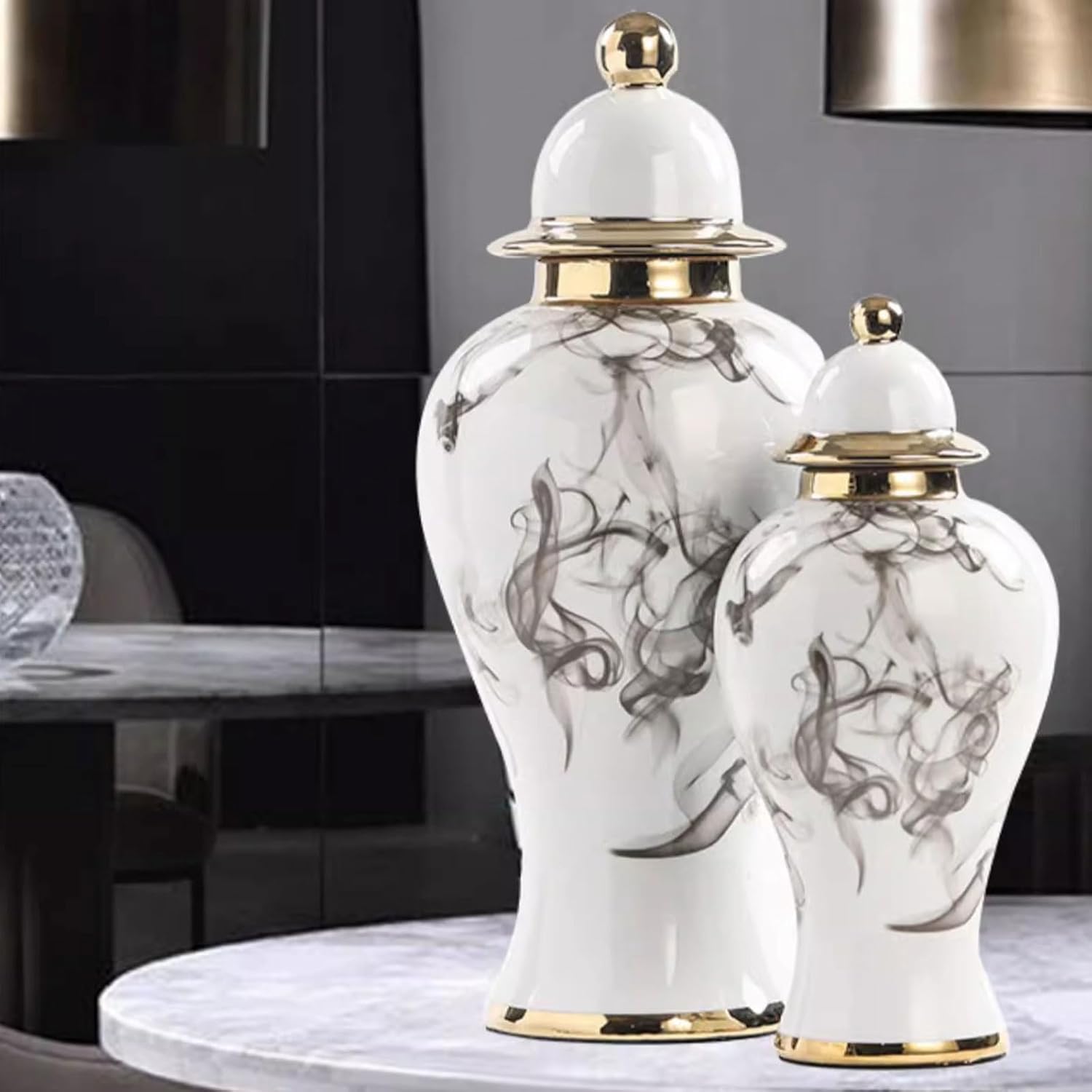 ヴィンテージ イオアン ネムトイ アート ガラス 卵型花瓶ガラス花瓶